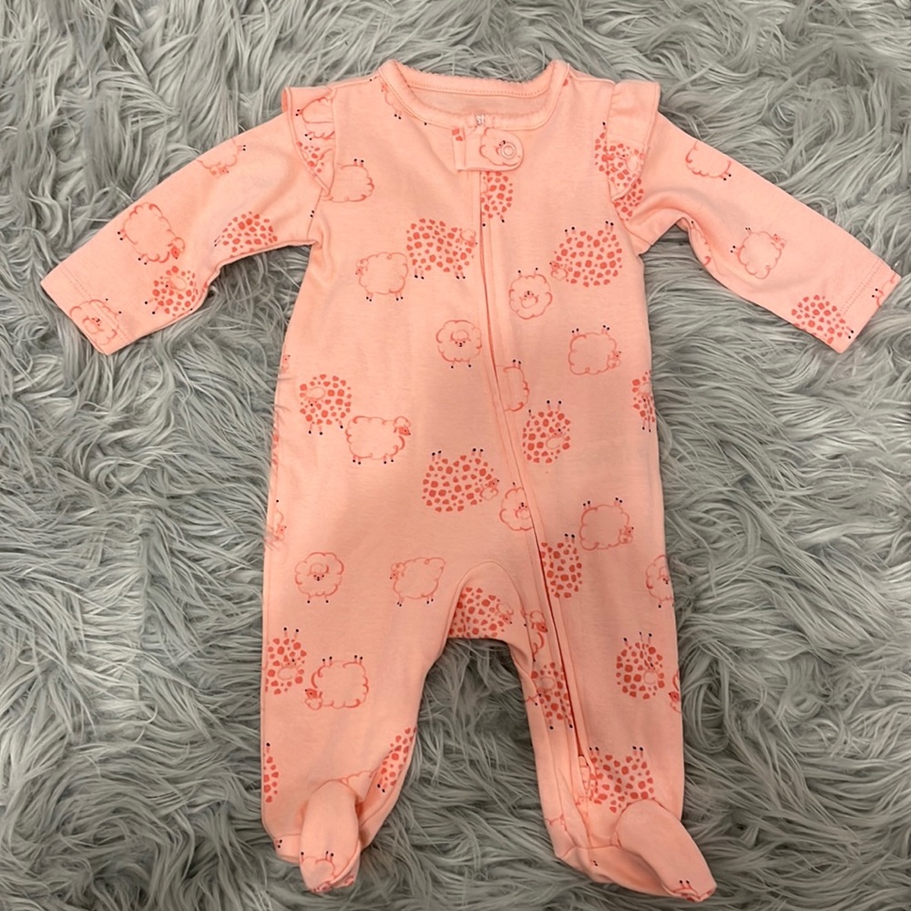Peach sheep 0-3 sleeper